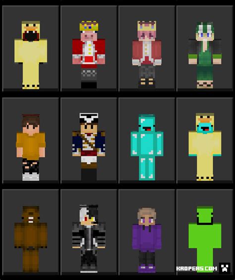 Minecraft Youtuber Minecraft Skins